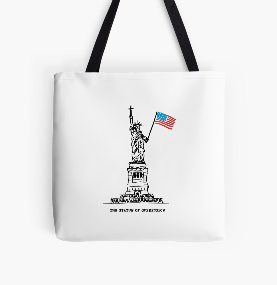 Sicko Manifesto - tote bag - statue of oppression